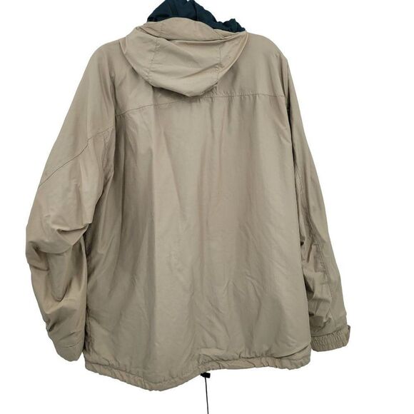 Vintage Gander Mountain Jacket XL Tan Lightweight Outdoors Waterproof Hooded - Picture 2 of 16